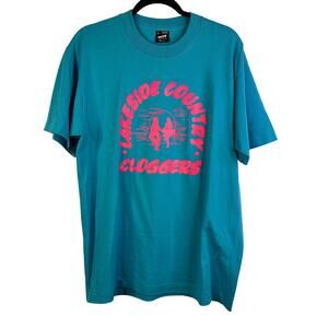 Vintage single stitch 1980s lakeside country cloggers size large unisex tee